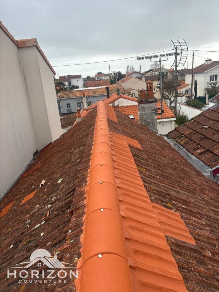 Rénovation d’un faîtage avec closoir ventilé
