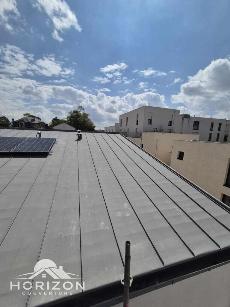 Réfection complète d’une toiture en zinc